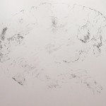« Si peu de zones étanches », 2016 (série). Encre de chine sur papier, 21 x 29,7 cm.